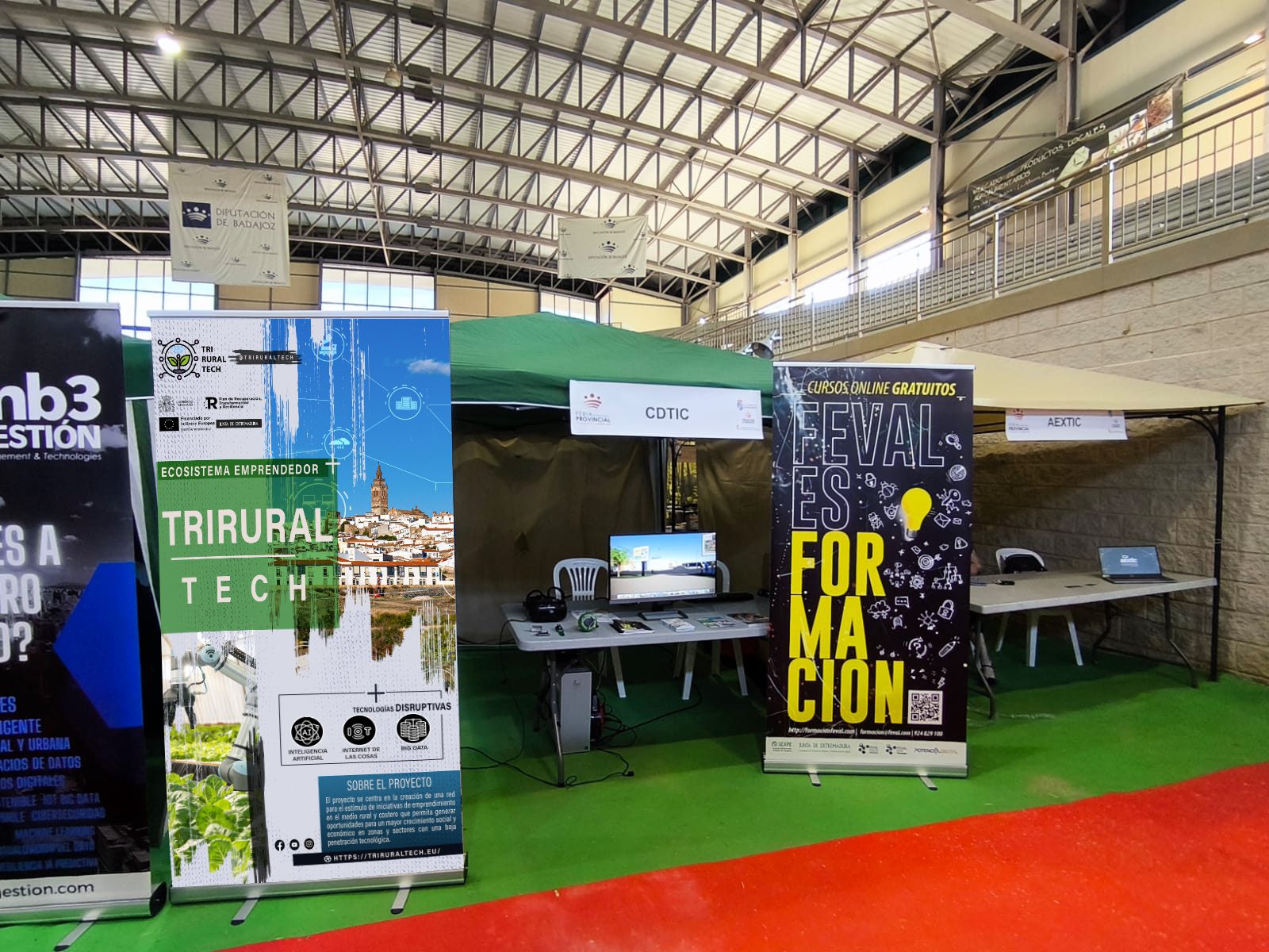 TRIRURALTECH en la I Feria Tecnol&oacute;gica de La Albuera: conectando tecnolog&iacute;a y territorio